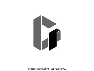Initials Letter G Logo abstract design