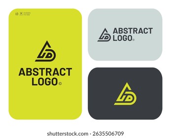 Initials letter GD logo design