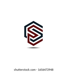 Initials letter GE hexagon shape logo design vectors. Symbol, icon, letters g, letter e, letters eg, hexagon letters, hexagon initial letters, icon logo