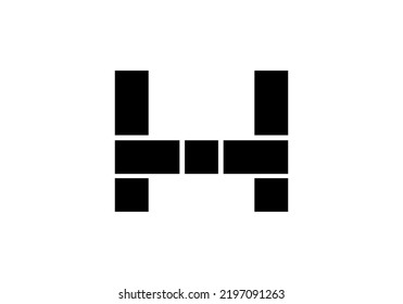Initial Letter H Logo-Design für Firmenlogo