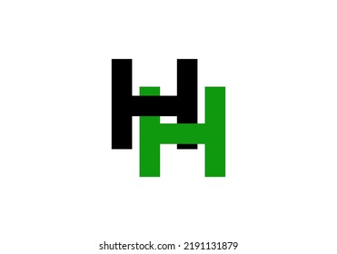 Initials Letter HH Logo design for company logo