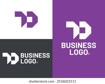 Diseño de logotipo de icono de letra inicial para todo tipo de negocios