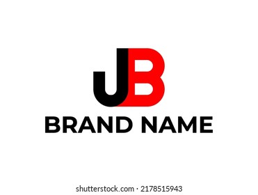 Initials Letter JB Logo simple design for company logo, brand logo or community logo