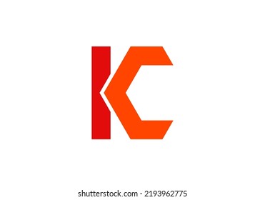 Initial Letter K Logo-Design für das Markenlogo