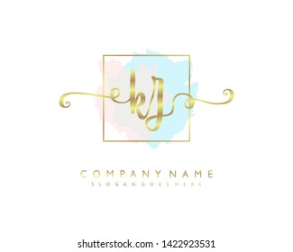 initials letter KZ handwriting logo vector template