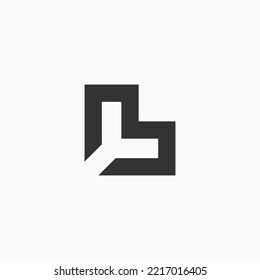 initials letter l logo design vector illustration template