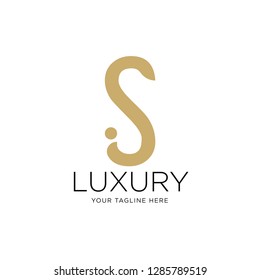 Initials letter logo business vector template. Luxury, elegant, glamour, fashion, boutique for branding purpose. Unique classy concept. - Vector 