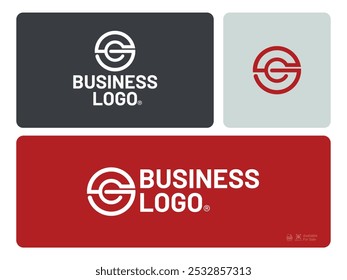 Initials letter SO logo design