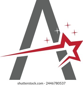 Iniciales Un diseño de logotipo de la letra A best icon Plantilla Artes vectoriales