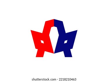 Iniciales Letra A Diseño de logotipo para el logotipo de la marca