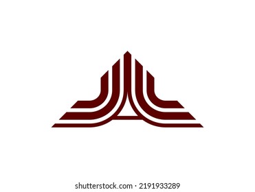Initial Letter A Logo-Design für Firmenlogo
