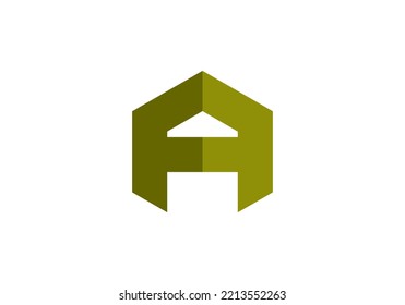 Initial Letter A Logo-Design für Firmenlogo