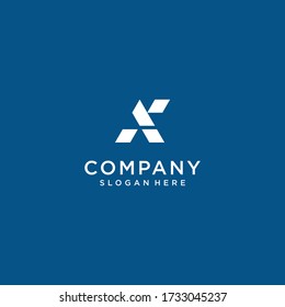 initials letter a logo, modern and clean logo icons for the company.