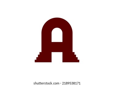 Initials Letter A Logo simple design