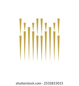 Initialen Buchstabe M Gebäude Architektur Eigenschaft Linie Logo-Design