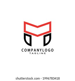 Letra inicial M. Resumen diseño del logotipo del monograma. Diseño de logotipo premium para marca corporativa moderna, negocios, marca, industrial, tecnología, icono web, etc. Diseño de identidad simple y elegante.