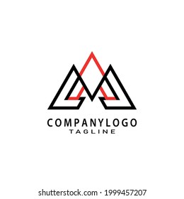 Initials letter MA or AM. Premium logo design for modern corporate branding, personal branding, business, brand, industrial, technology, web icon. Monogram logo design with simple and stylish identity
