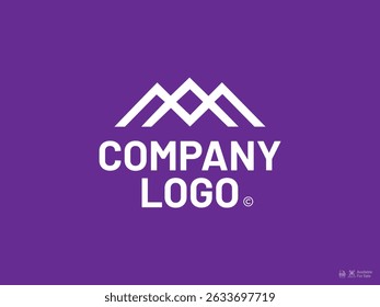 Initials letter MA logo design
