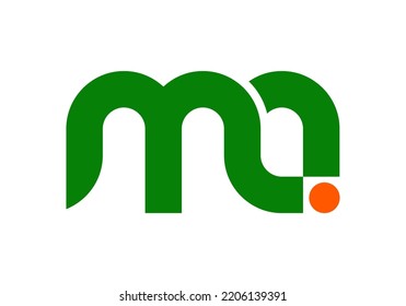 Initials Letter MO Logo design for company logo