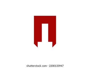 Initials Letter N Logo design for brand logo
