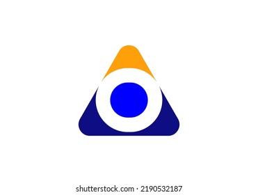 Diseño de logotipo carta O inicial para el logotipo de la empresa