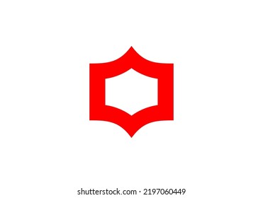 Logo de la empresa de diseño del logotipo de la carta O