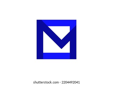 Initial Letter OM Logo Design für das Markenlogo