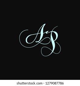 Initials Letter A and P