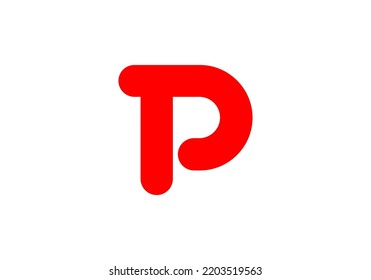 Initials Letter P Logo design for company logo