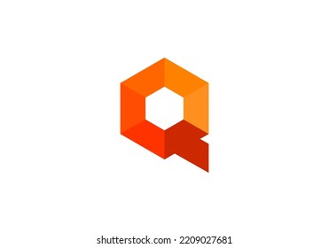 Initials Letter Q Logo desin for company logo
