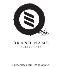 initials letter qb logo design vector illustration template, Initial letter QB logo,	
