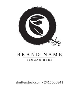 initials letter qe logo design vector illustration template, Initial letter qe logo,	

