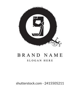 initials letter QG logo design vector illustration template, Initial letter Qg logo