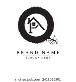 initials letter QR logo design vector illustration template, Initial letter QR logo,	
