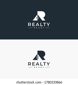 diseño creativo de la carta de iniciales o del logotipo de la montaña en casa
