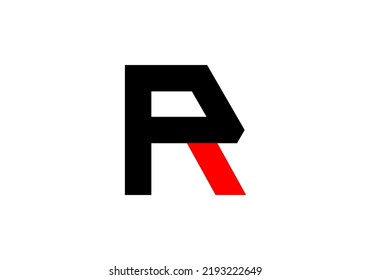 Initials Letter R Logo design for brand logo