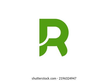 Initials Letter R Logo design for company logo