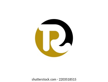Initials Letter R Logo design for company logo