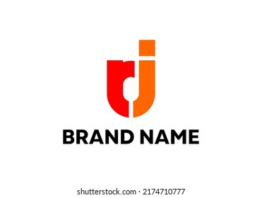 Initials Letter ri Logo with a unique design for a brand logo with the initials RI