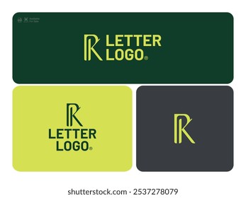 Letra inicial RK design do logotipo