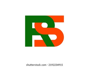 Initial Letter RS Logo-Design für Firmenlogo