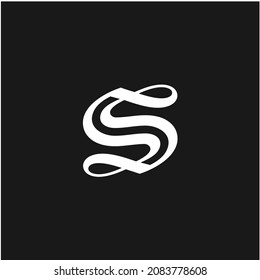 Initials Letter S inspiring design logo