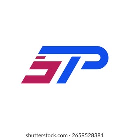 iniciais letra s p    design do logotipo 