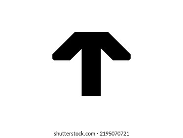 Initials Letter T Logo design for brand logo