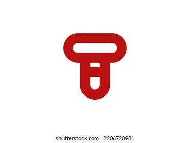 Initial Letter T Logo-Design für Firmenlogo