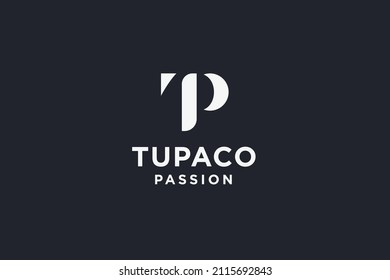 Initials letter TP logo design vector illustration.