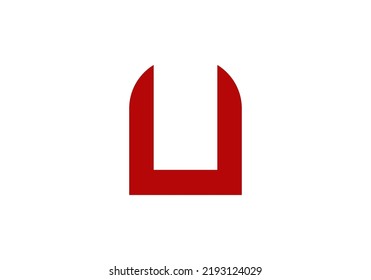 Initials Letter U Logo design for company logo