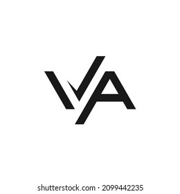 Initials Letter Va Logo Design Inspiration Stock Vector (Royalty Free ...