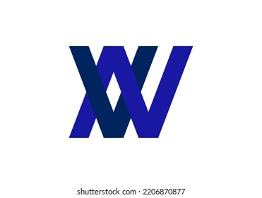 Initials Letter VN Logo design for company logo