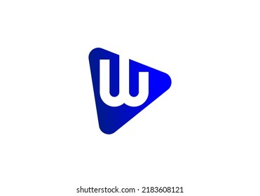 Initials Letter W Logo simple design